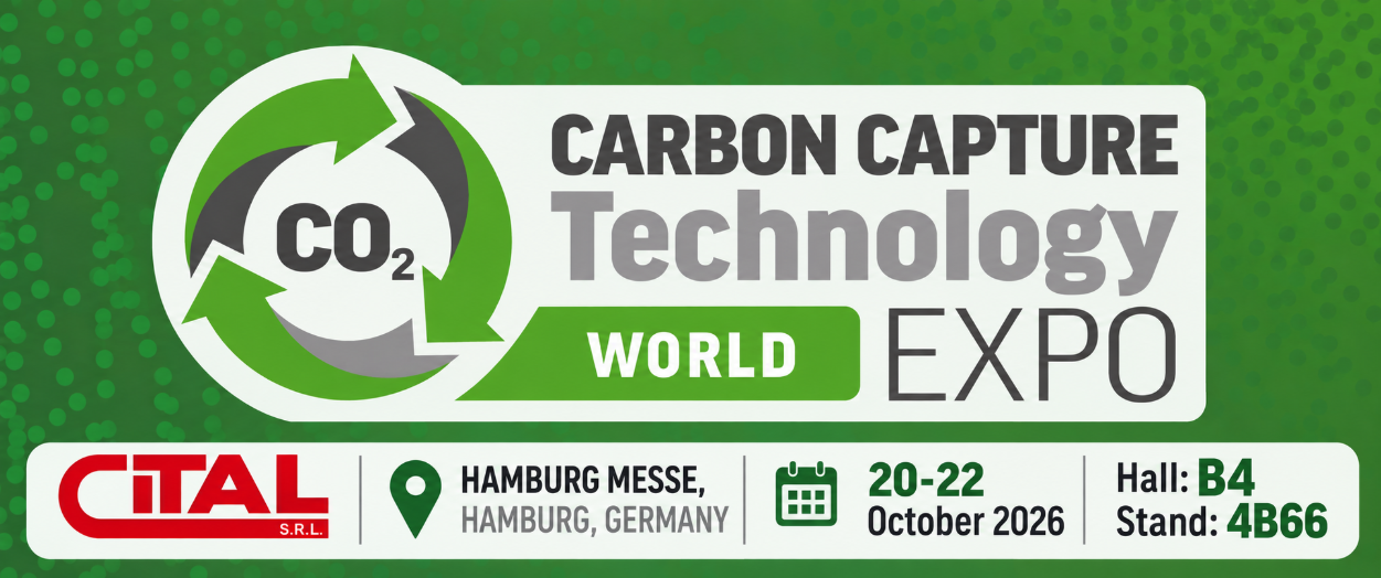 CITAL alla Carbon Capture Technology World Expo 2026, Amburgo, Hall B4 Stand 4B66
